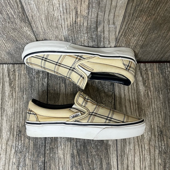 VANS Original Checker Plaid Slip On Sneakers Unisex - Picture 5 of 11